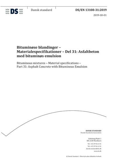 Standards PDF Cover Page