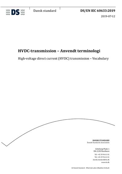 Standards PDF Cover Page