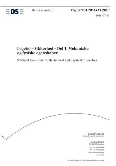 Standards PDF Cover Page