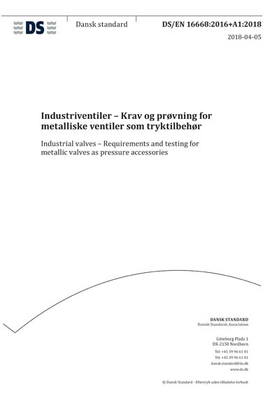 Standards PDF Cover Page