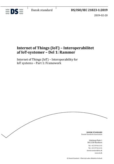 Standards PDF Cover Page