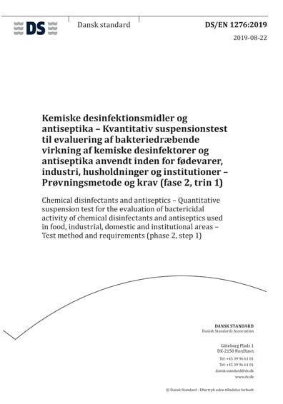 Standards PDF Cover Page
