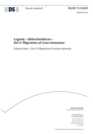 Standards PDF Cover Page