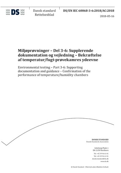 Standards PDF Cover Page