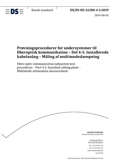 Standards PDF Cover Page