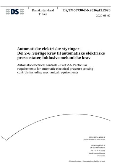 Standards PDF Cover Page
