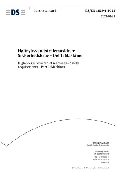 Standards PDF Cover Page