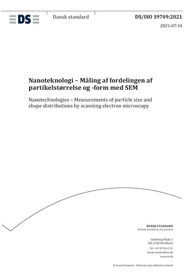 Standards PDF Cover Page