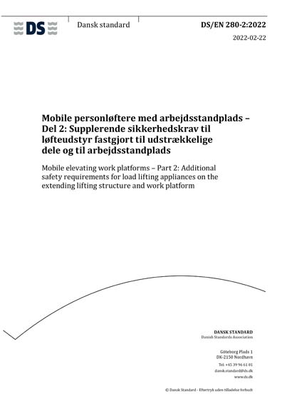 Standards PDF Cover Page