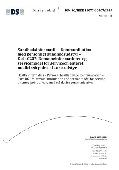 Standards PDF Cover Page