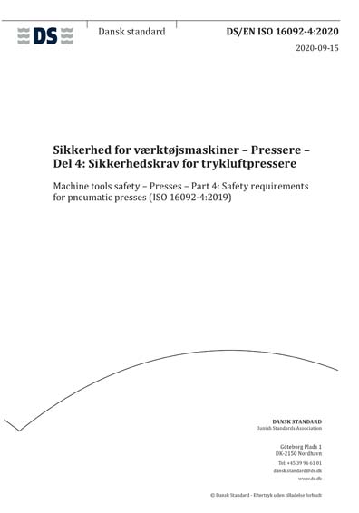 Standards PDF Cover Page