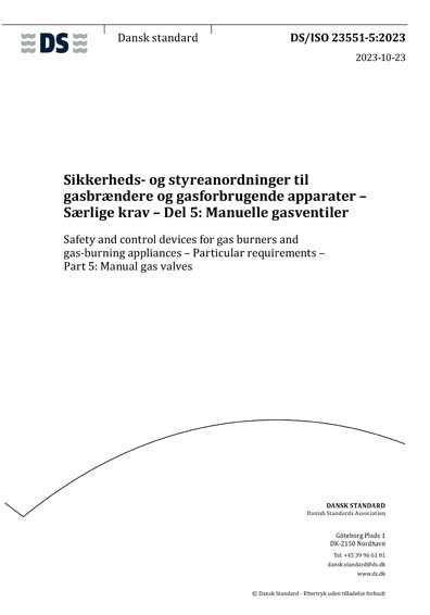Standards PDF Cover Page