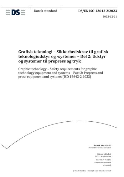Standards PDF Cover Page