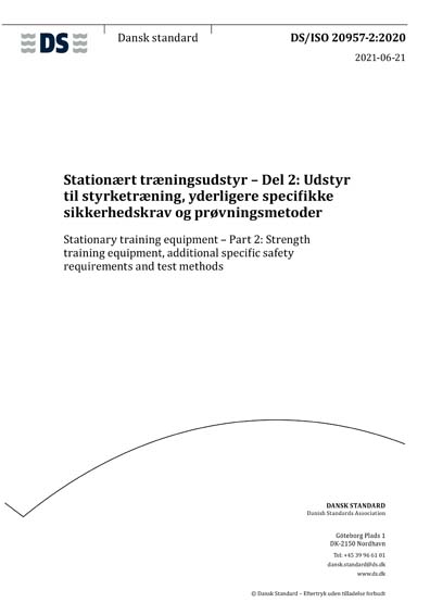 Standards PDF Cover Page