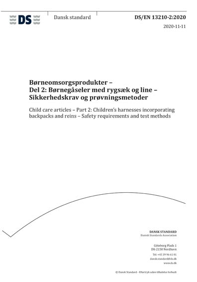 Standards PDF Cover Page