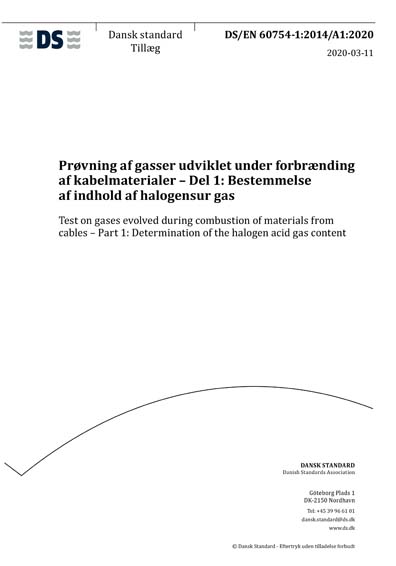Standards PDF Cover Page