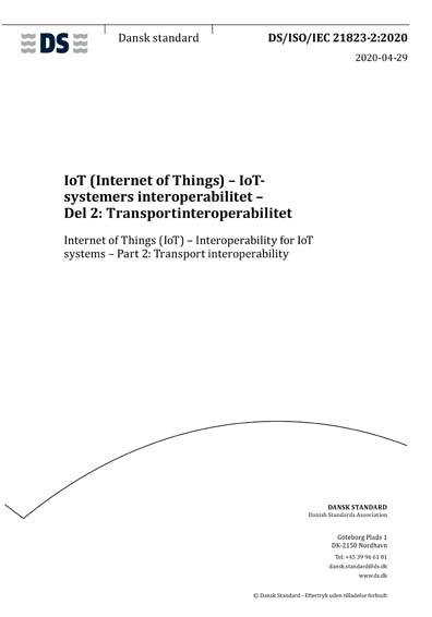 Standards PDF Cover Page
