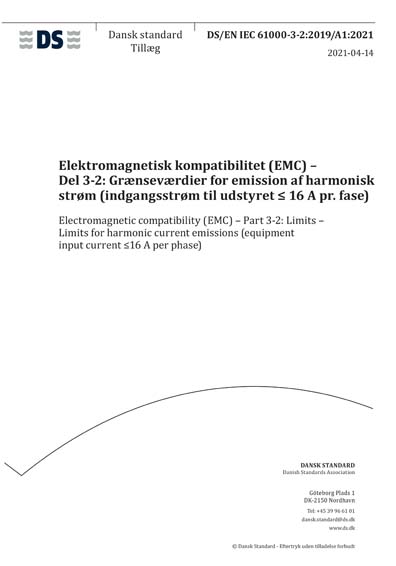 Standards PDF Cover Page