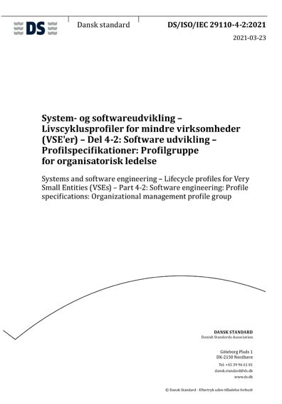 DS/ISO/IEC 29110-4-2:2021 - Systems and software engineering ...