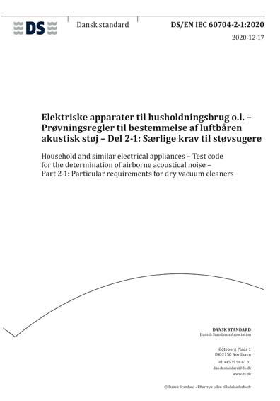 Standards PDF Cover Page