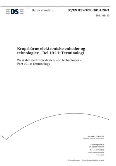 Standards PDF Cover Page