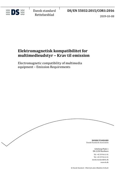 Standards PDF Cover Page