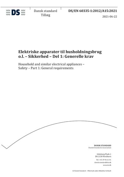Standards PDF Cover Page