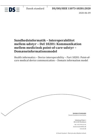 Standards PDF Cover Page