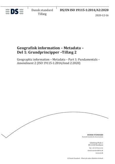Standards PDF Cover Page