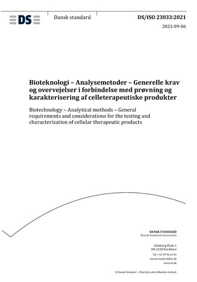 Standards PDF Cover Page