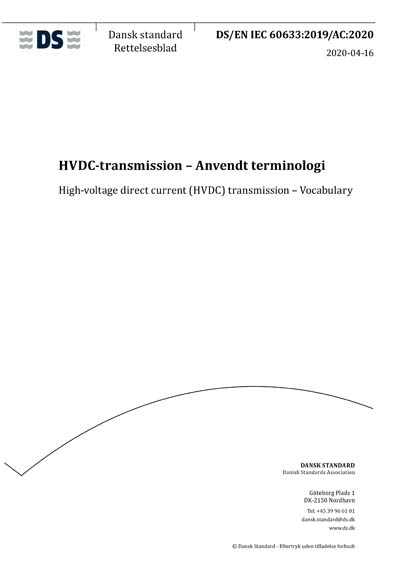 Standards PDF Cover Page