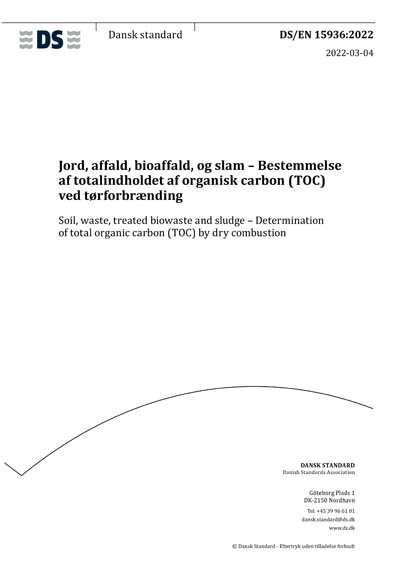 Standards PDF Cover Page