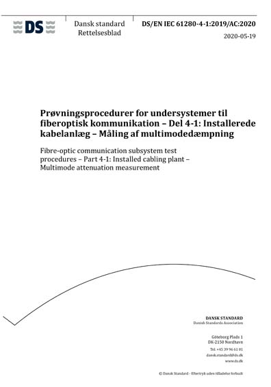 Standards PDF Cover Page