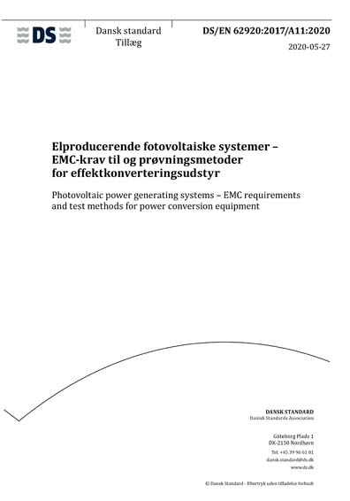 Standards PDF Cover Page