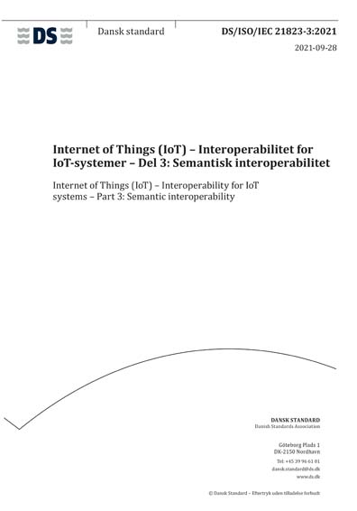 Standards PDF Cover Page