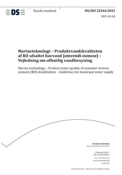 Standards PDF Cover Page