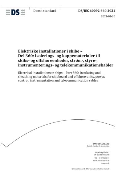 Standards PDF Cover Page