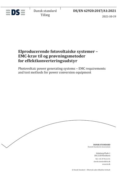 Standards PDF Cover Page