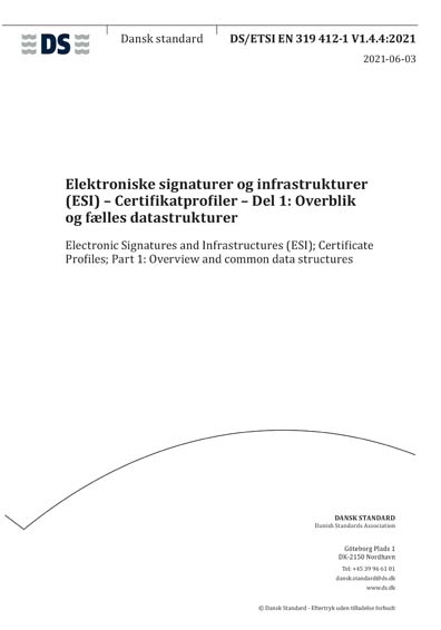 Standards PDF Cover Page