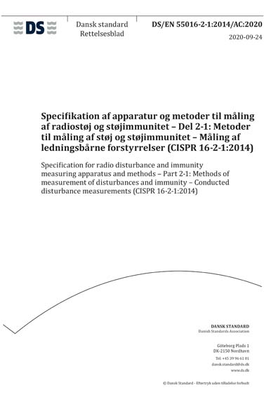 Standards PDF Cover Page