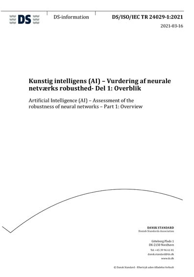 Standards PDF Cover Page
