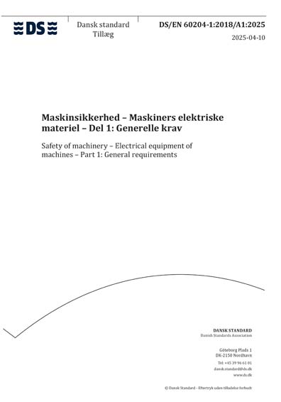 Standards PDF Cover Page