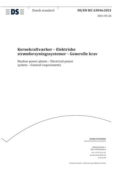 Standards PDF Cover Page