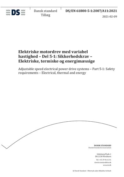 Standards PDF Cover Page