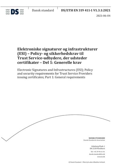 Standards PDF Cover Page