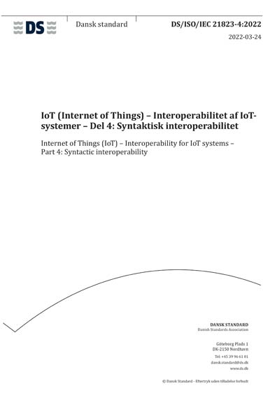 Standards PDF Cover Page