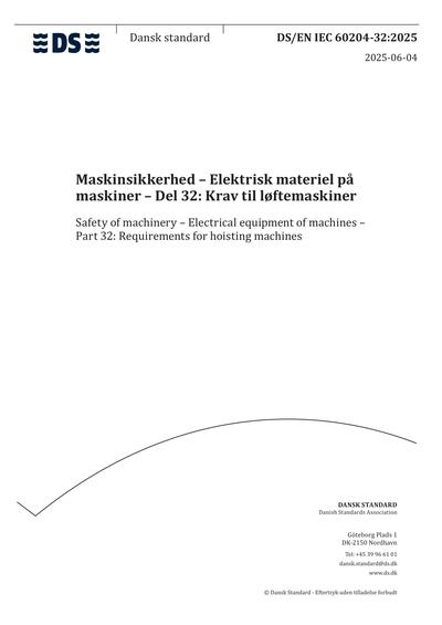 Standards PDF Cover Page