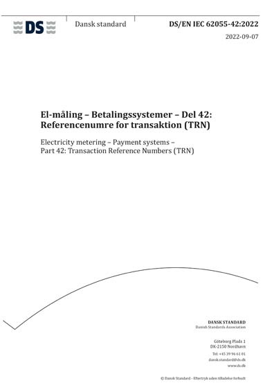 Standards PDF Cover Page