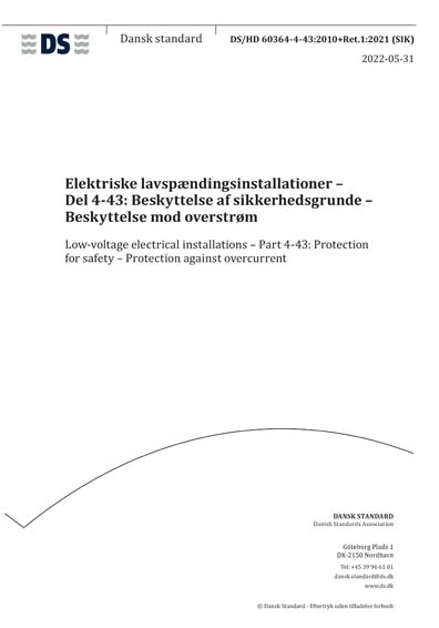 Standards PDF Cover Page