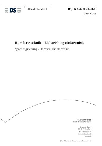 Standards PDF Cover Page
